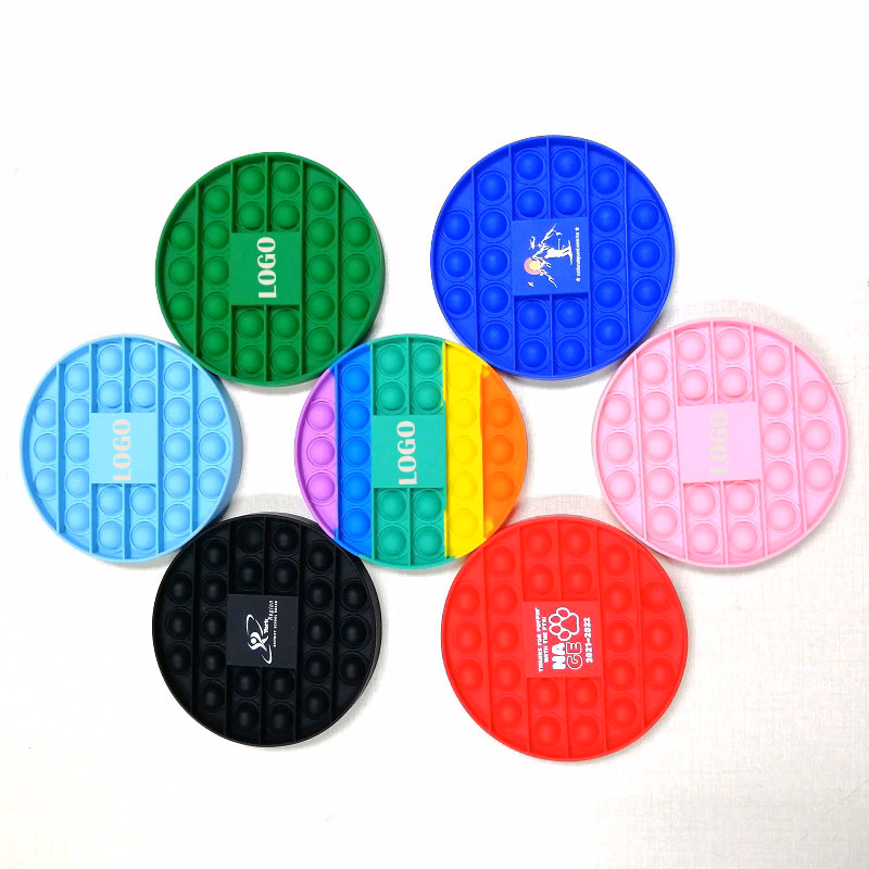 Silicone Popper Fidget Toy Stress Reliever for Kids and Adults