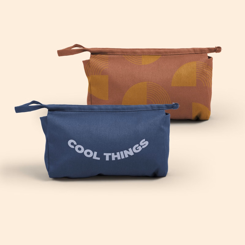 JETSETTER MEDIUM - COLORED CANVAS WITH LEATHER TAB