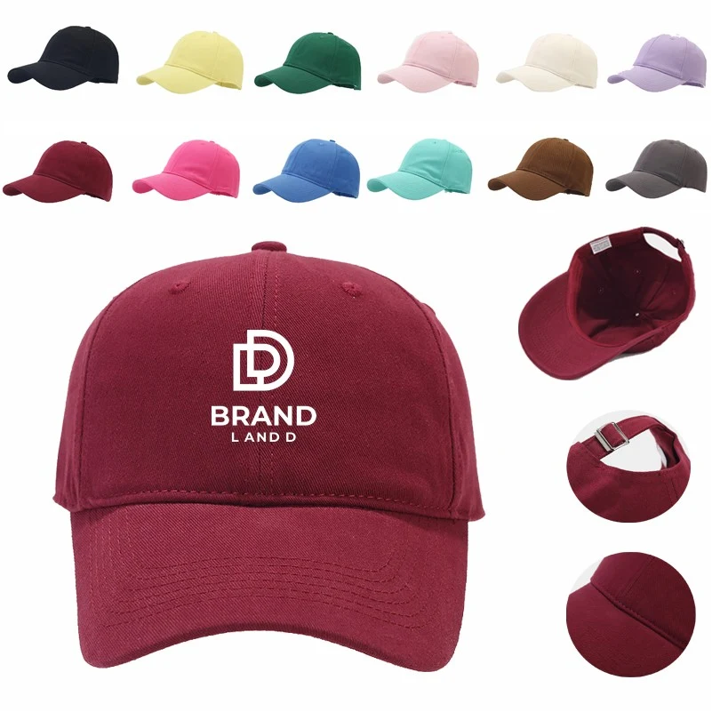 Unisex 100% Cotton Embroidered Baseball Caps 1