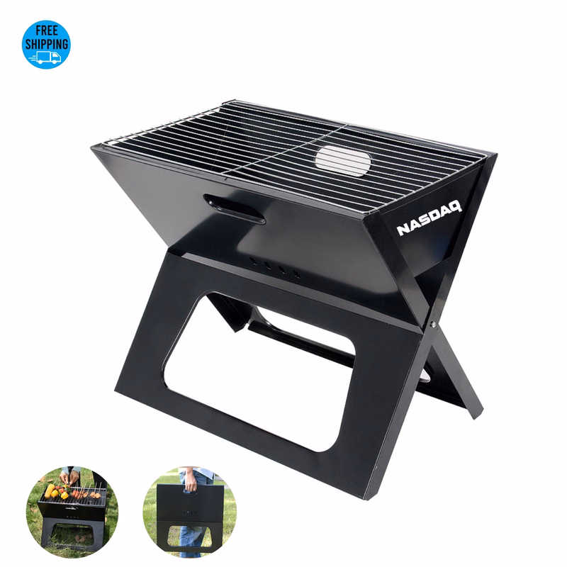Foldable X-shape Charcoal Grill Large Size - OCEAN