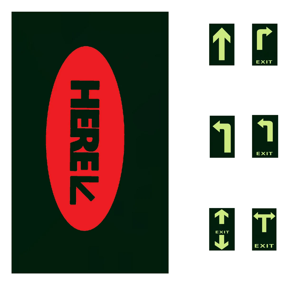 Custom Glow in the Dark Decal Stickers 1