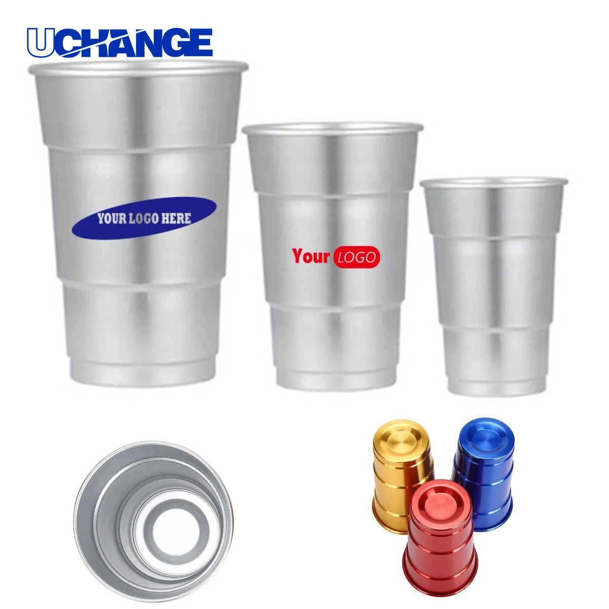 Disposable Aluminum Cup Container (16 oz) 1