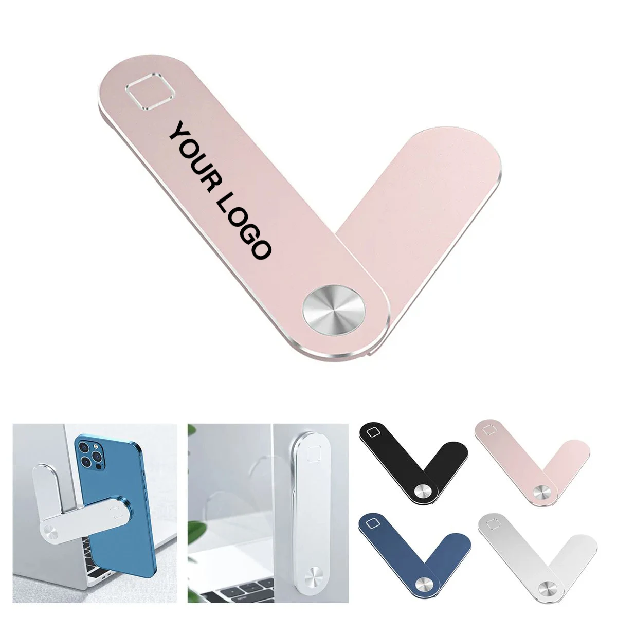 Aluminum Magnetic Phone Holder for Laptops 1