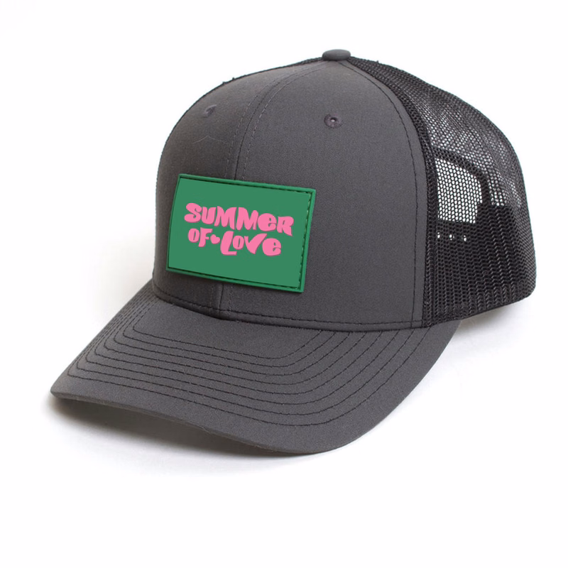 Mesh Back Trucker Hat with PVC Rubber Patch