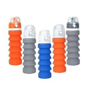 500Ml Sport Folding Silicone Portable Water Bottle 1
