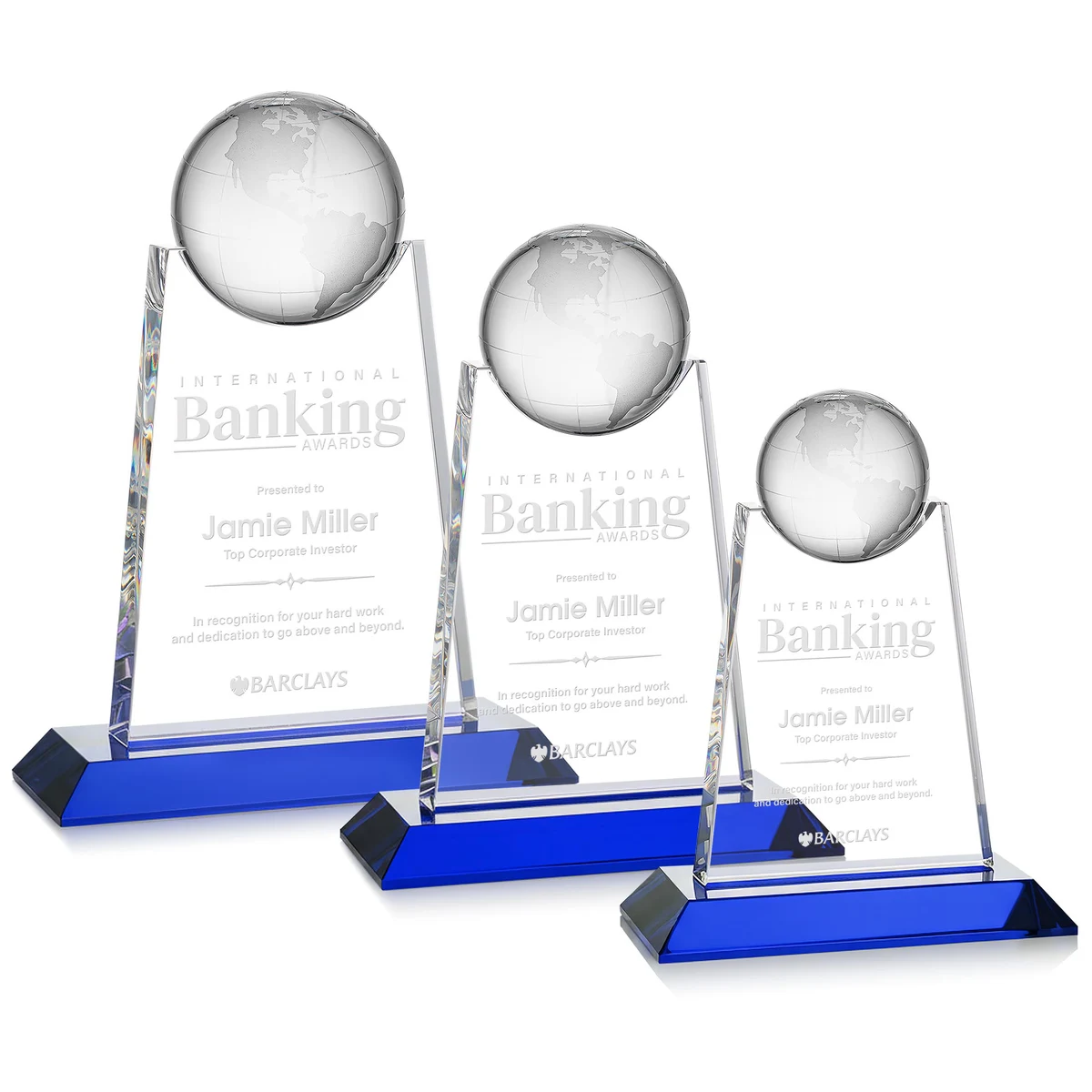 Netherford Globe Award - Blue 1