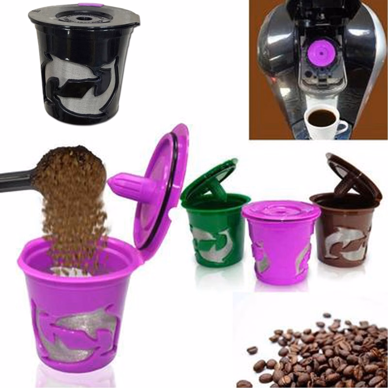 K Cup Reusable 2.0 Dolphin Capsule Coffee Filter