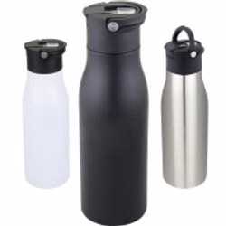 Adventurer - 18oz Double-Walled, Stainless Bottle with Pop Up Straw and Cover
