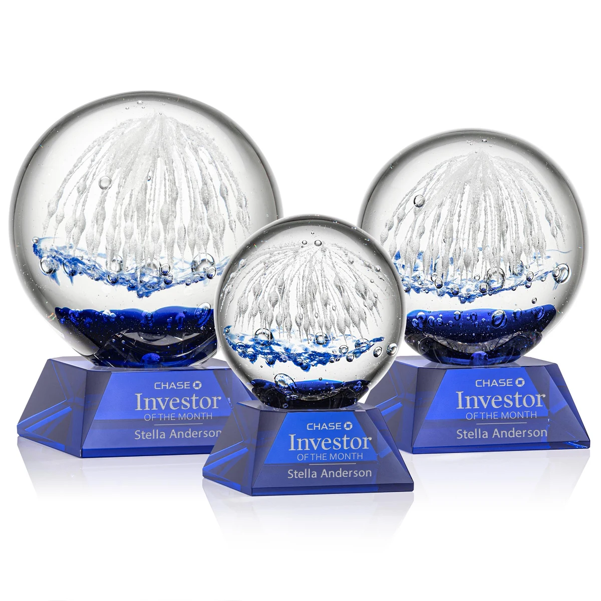 Starburst Award on Sheffield Base - Blue 1