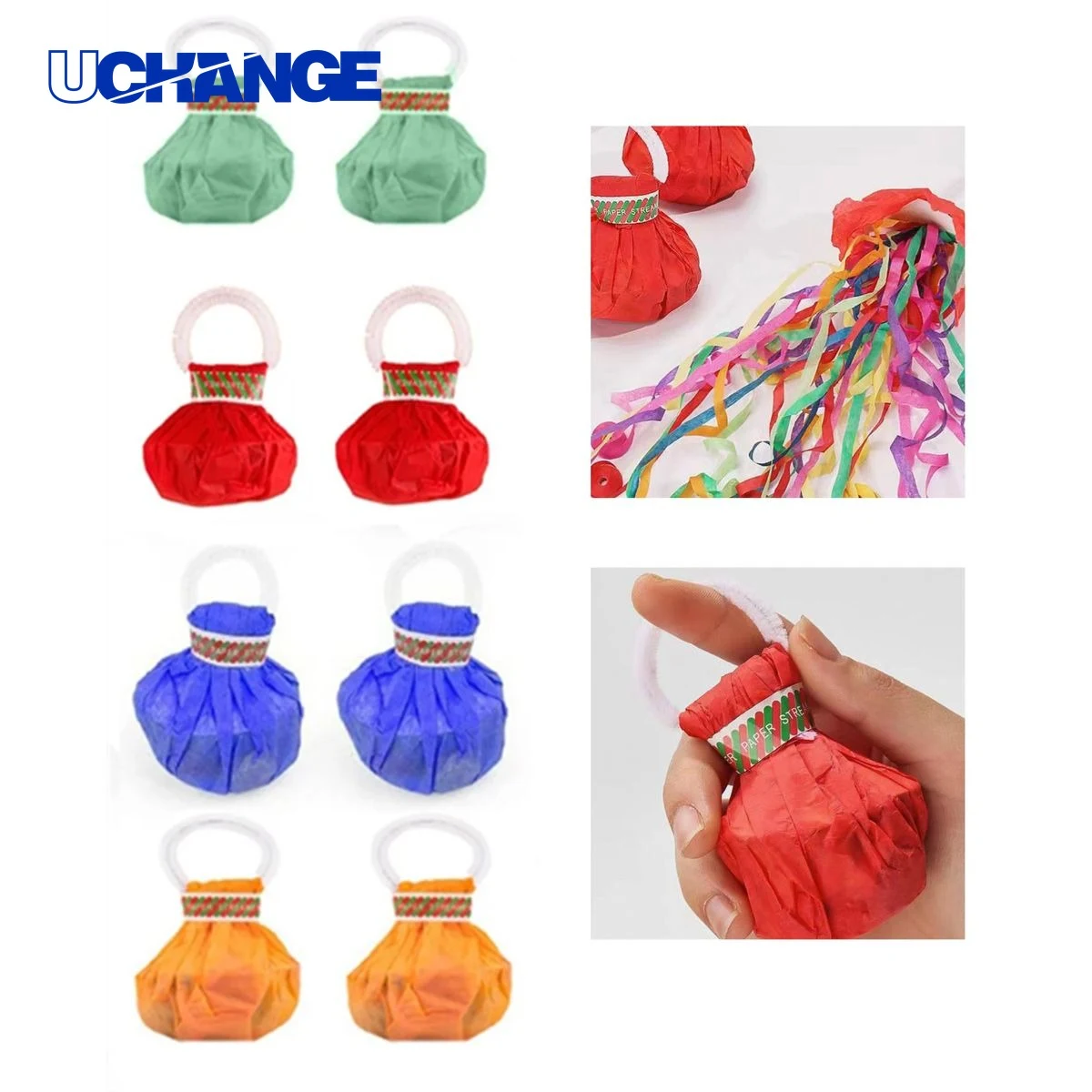 Eco Friendly Hand Throw Confetti Streamer 1