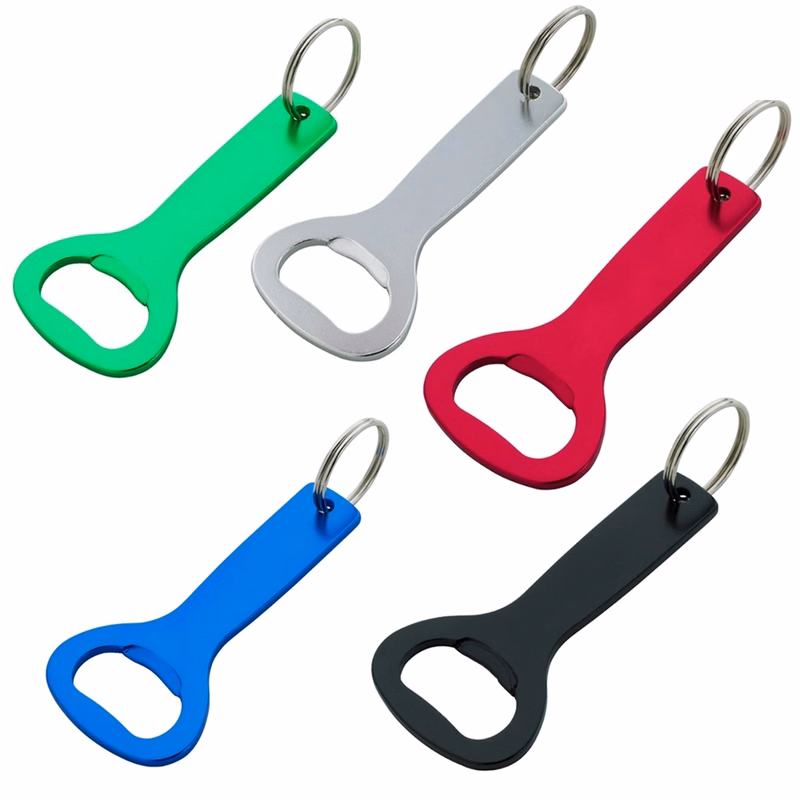 Aluminum Bottle Opener Key Rings