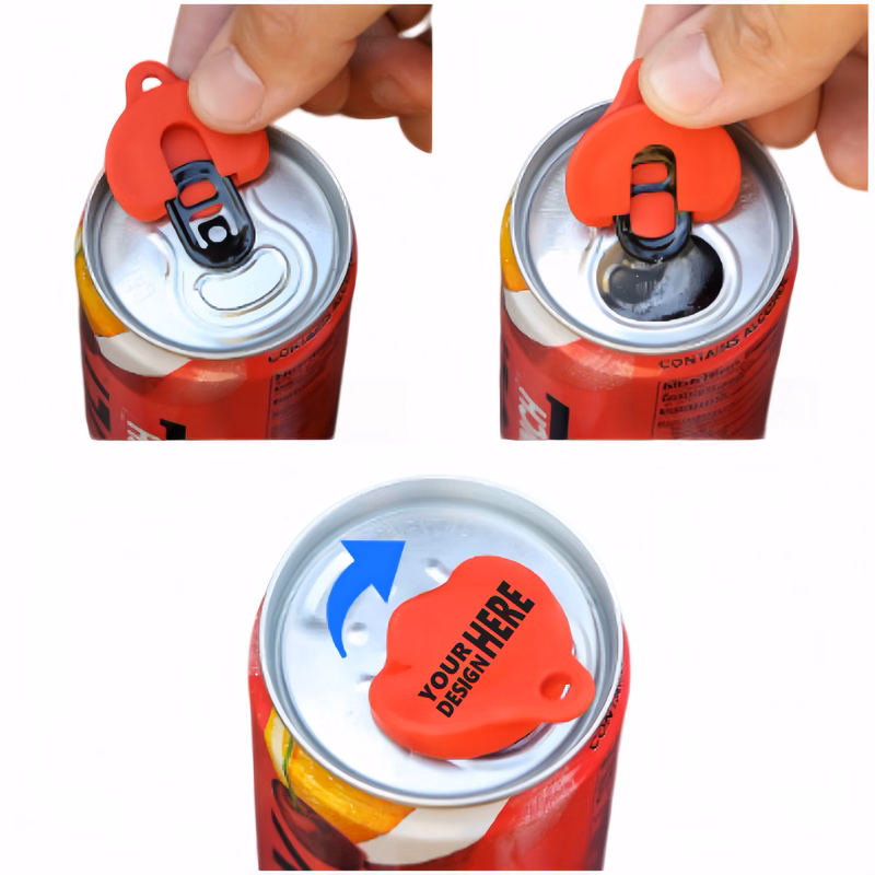 Beverage Can Opener With Sealing Lid