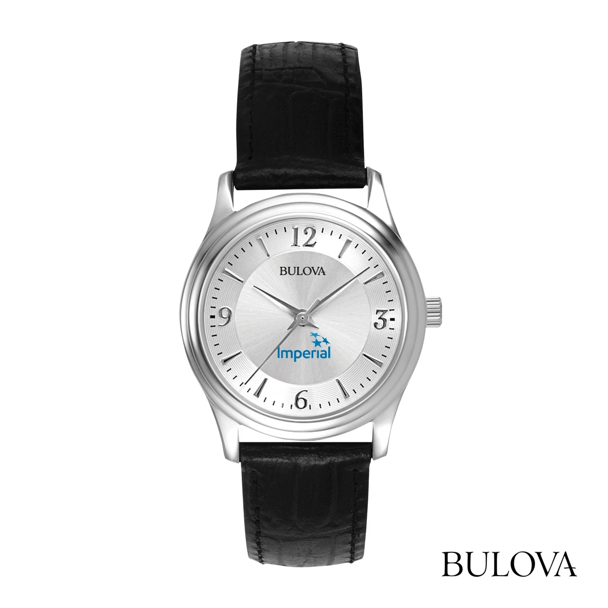 Bulova® Ladies Leather Strap Watch 1