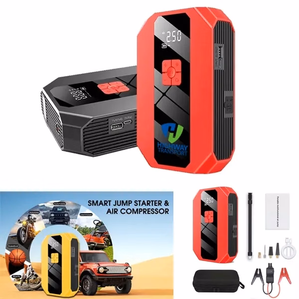 12V Multifunctional Jump Starter with Air Compressor