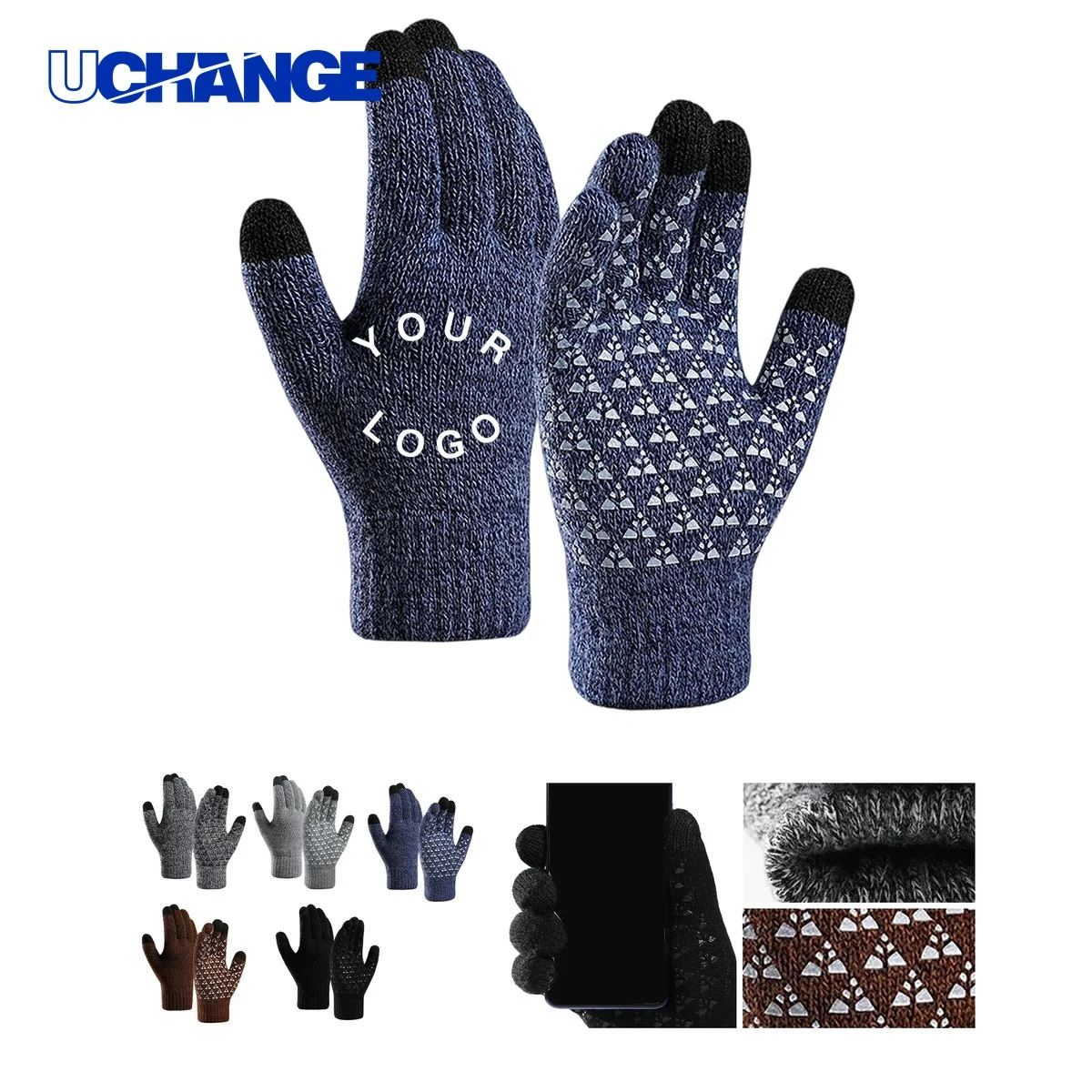 Acrylic Gloves Pair with Screen Friendly Fingertips 1