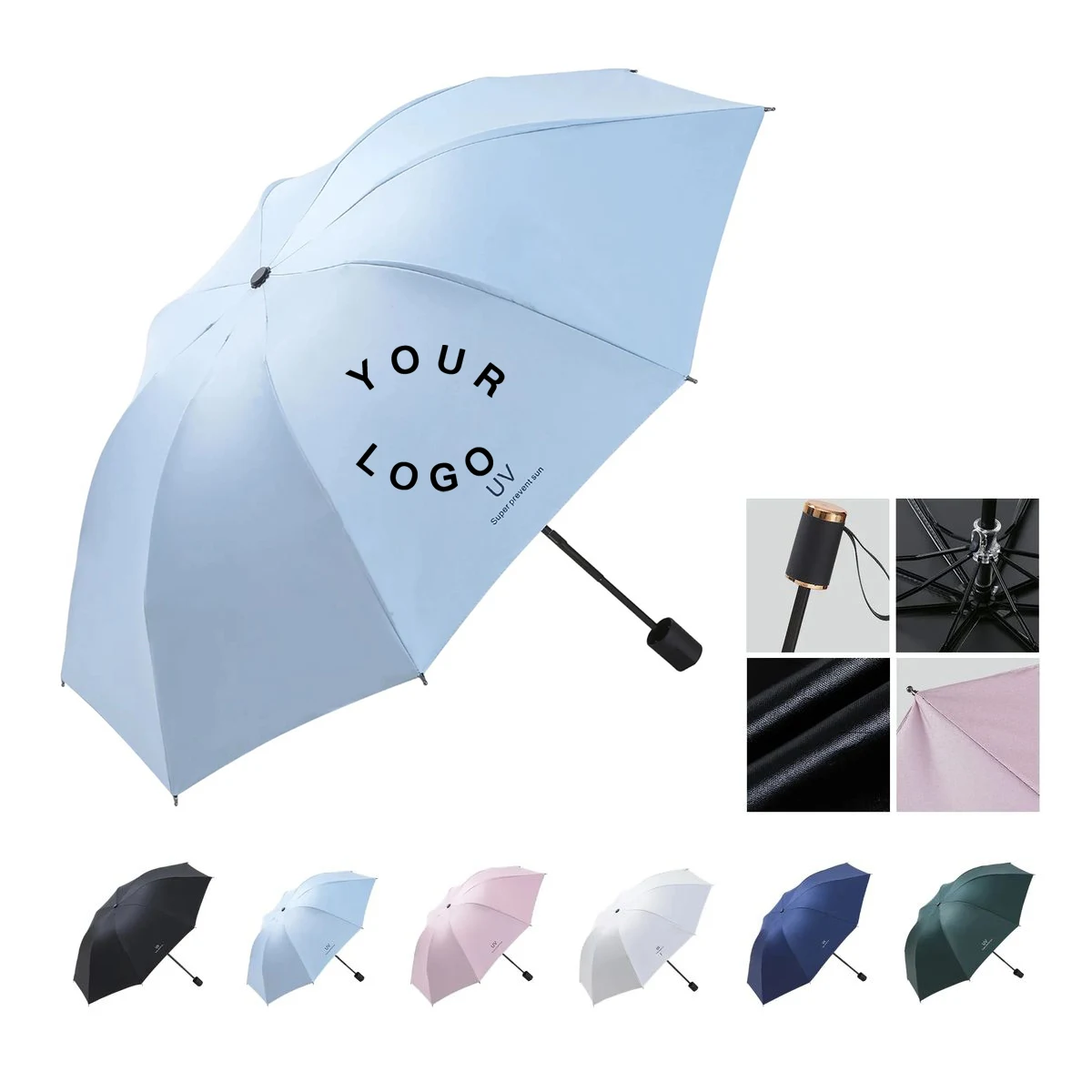 Impact Fabric Umbrella with Rubber Grip Handle 1