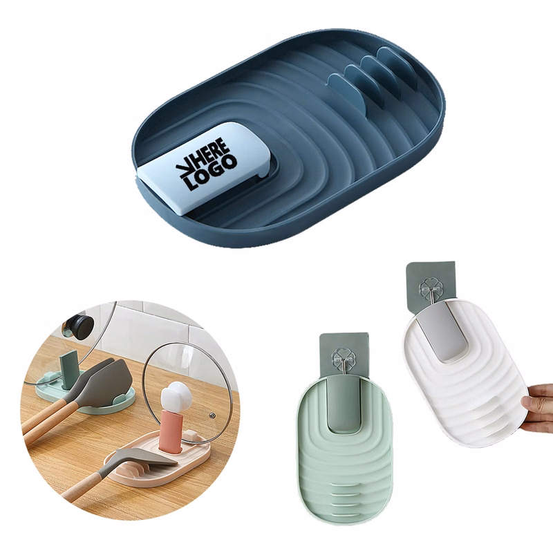 Foldable Kitchen PP Utensil Rack, Can Hold Pans Covers