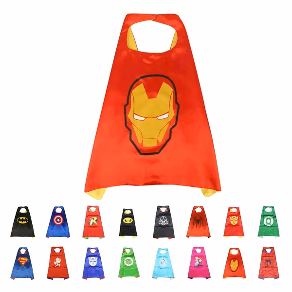 Two sided Polyester Super Hero Cape