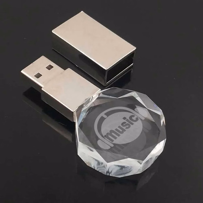 Diamond Shaped Crystal USB