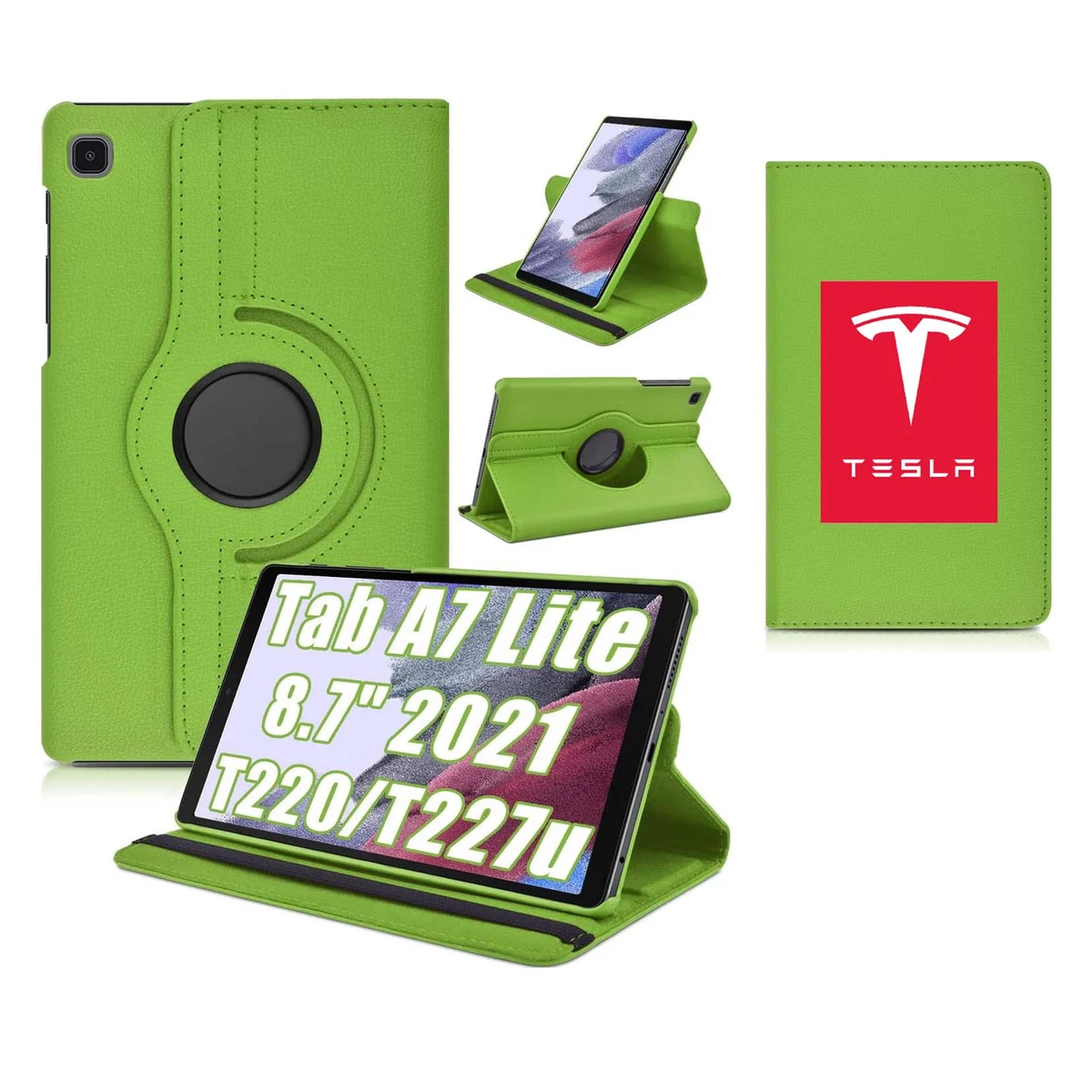 iBank ® Galaxy Tab A7 Lite 8.7" 2021 (SM-T220/T225/T227u) Rotating Leatherette Case 1