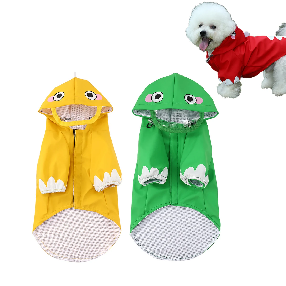 Lightweight Waterproof Pet Raincoat 1
