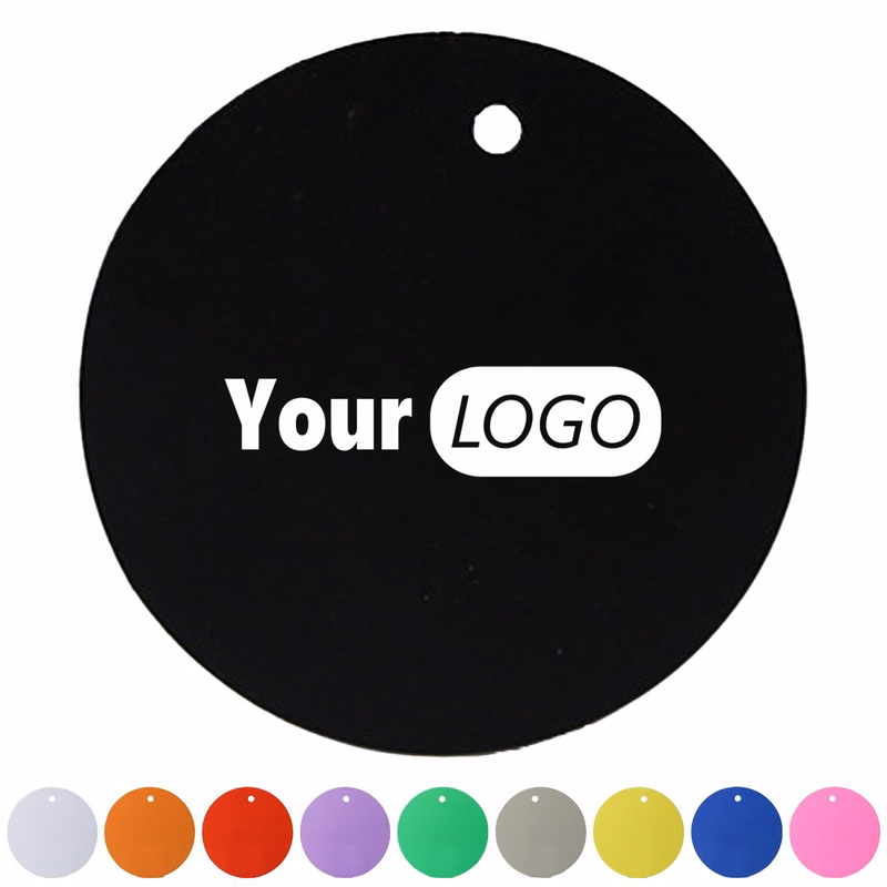 Pvc Circular Blank Label