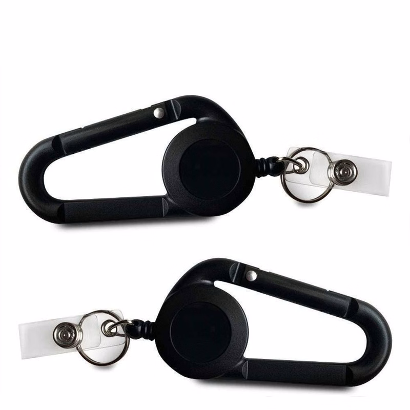 Extendable Carabiners Tag Clasp Keychain