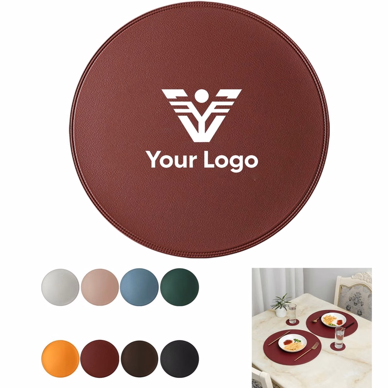 15" Double-Sided Leather Placemat
