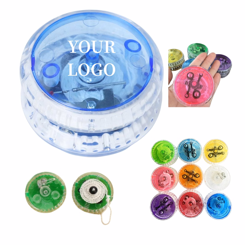 Glowing LED Spin Toy Kids Coordination