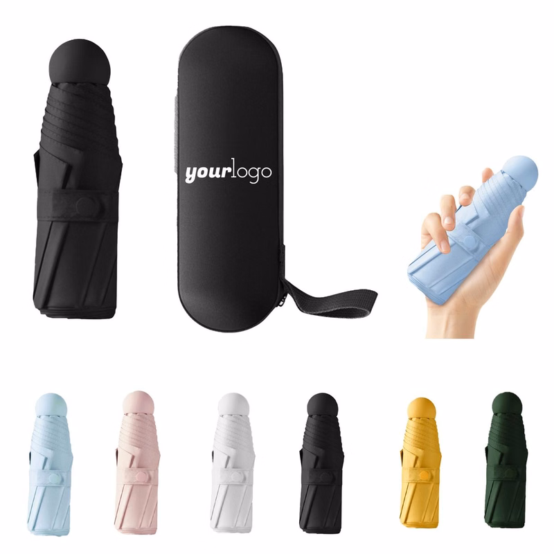 Pocket Mini Compact Umbrella for Sun and Rain Travel