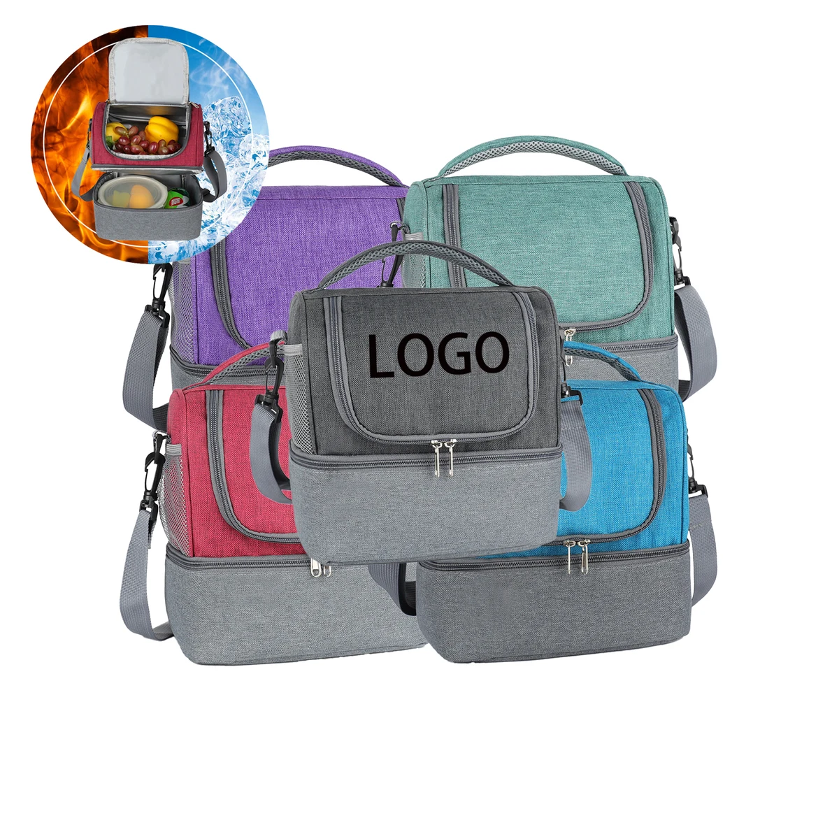9L Leakproof Insulated Soft Large Adult Lunch Cooler Bag 1