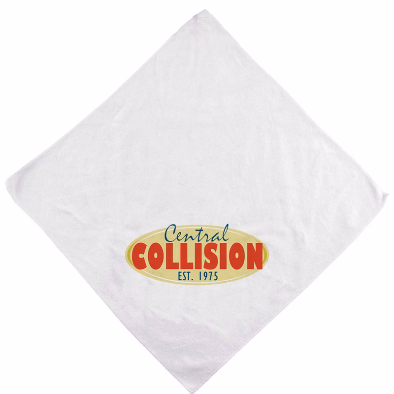 16" x 16" Microfiber White Golf Towel