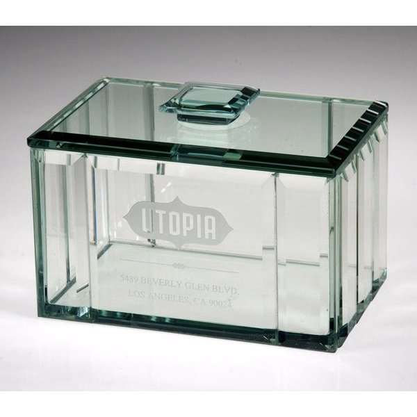 Jade Glass Straight Jewelry Box