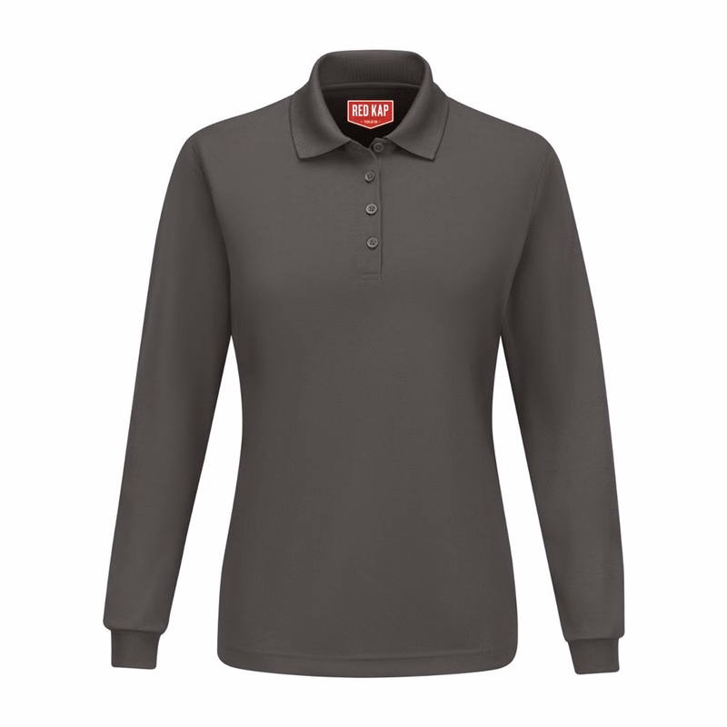 Women's Long Sleeve Performance Knit Polo - SK7L