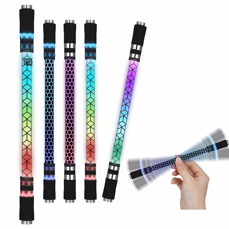 Finger Spin Luminous Ballpoint Pen