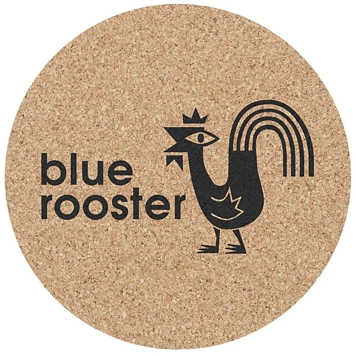 4"Dia Coffee Cork Coaster 1