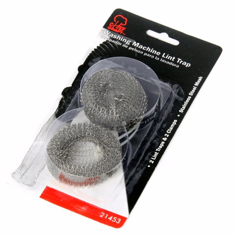 Washing Machine Mesh Lint Traps - 2-Pack Stainless Steel