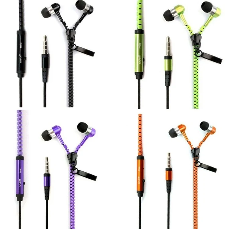 Zipper Earphone For Mobile Phone 1