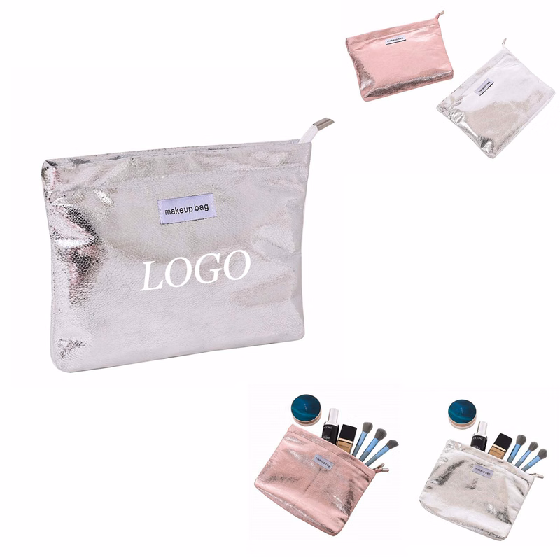 PU Leather Shiny Makeup Bag