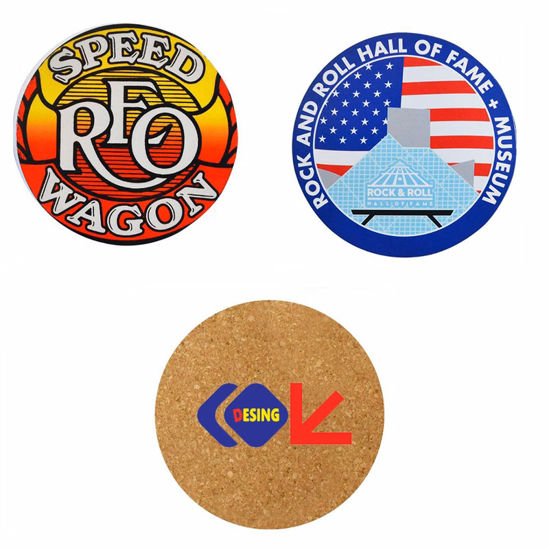 Custom 4" Double-Sided Paper Coaster