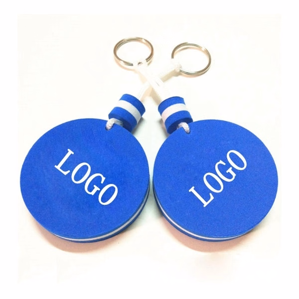 Round EVA Floating Keychain