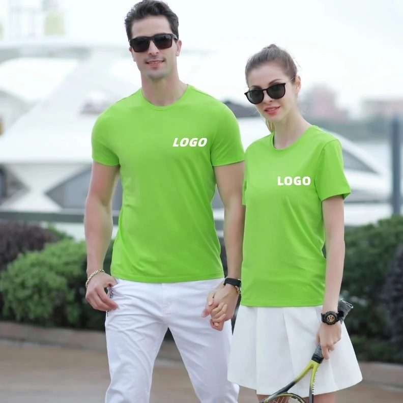 Cotton Crew Neck Short Sleeve T-Shirts 1