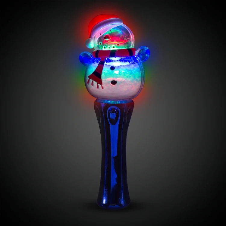 LED Snowman Spinner Wand - 7 1/2" 1