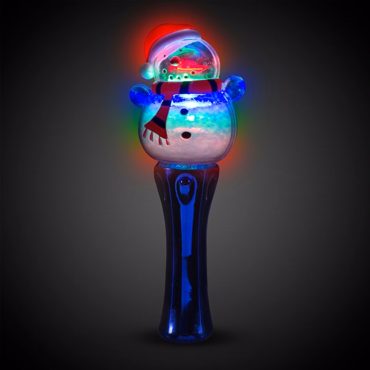 LED Snowman Spinner Wand - 7 1/2"
