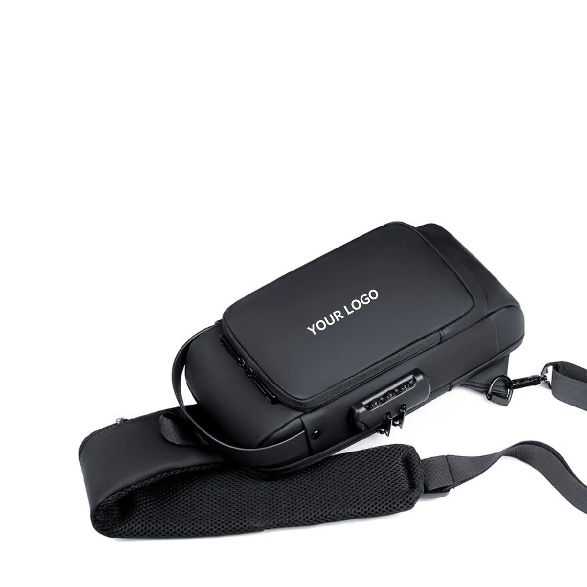 Secure and Trendy Combination Lock Chest Bag 1