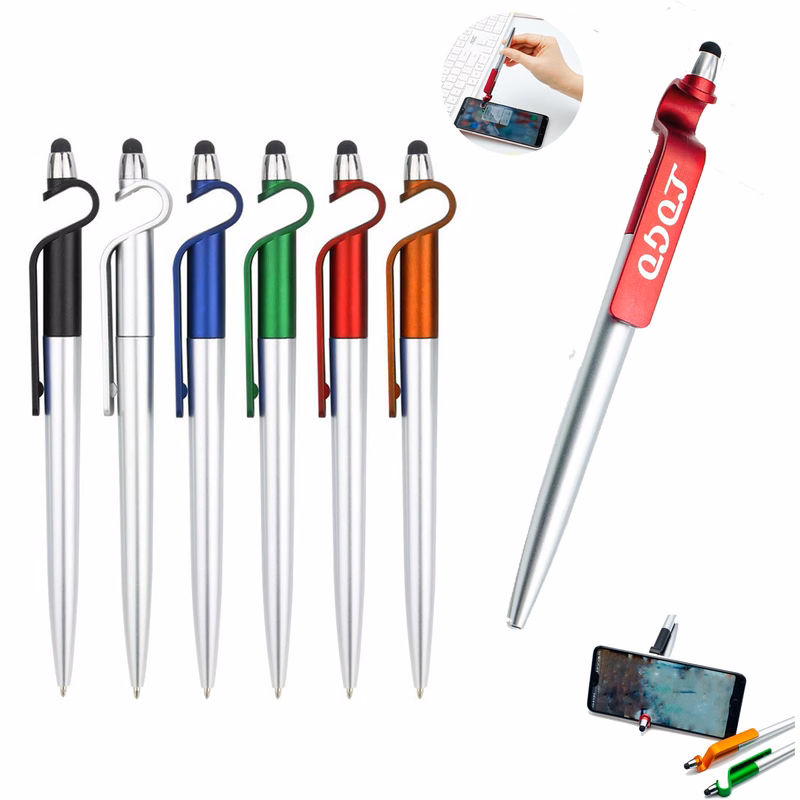 Stylus Ballpoint Pen With Phone Holder