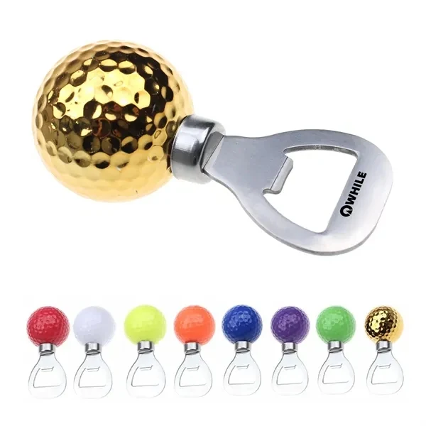 Custom Golf Ball Bottle Opener Stainless Steel — Sports Entertaining Gift 1