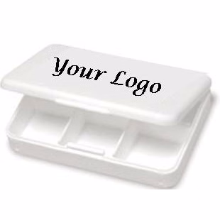 Pill Box with 6 Compartments