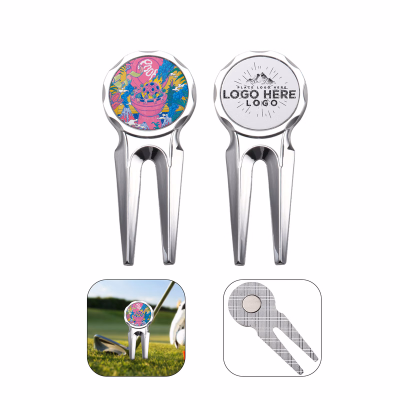 Metal Golf Divot Repair Tool