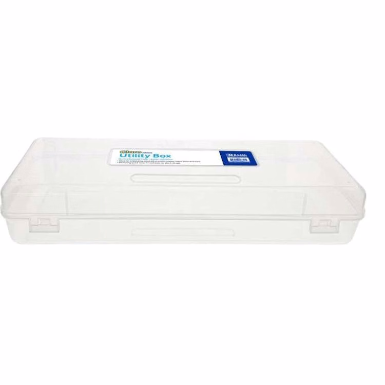 Multipurpose Pencil Boxes - 13.25" Clear
